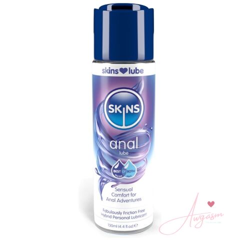 Skins Anal Hybrid Silicone And Waterbased Lubricant 130ml