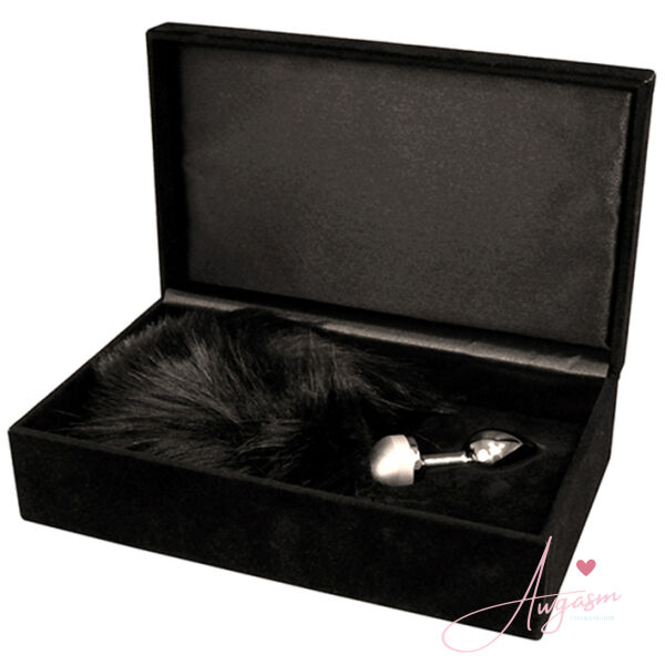 Small Butt Plug With Black Tail - Image 4