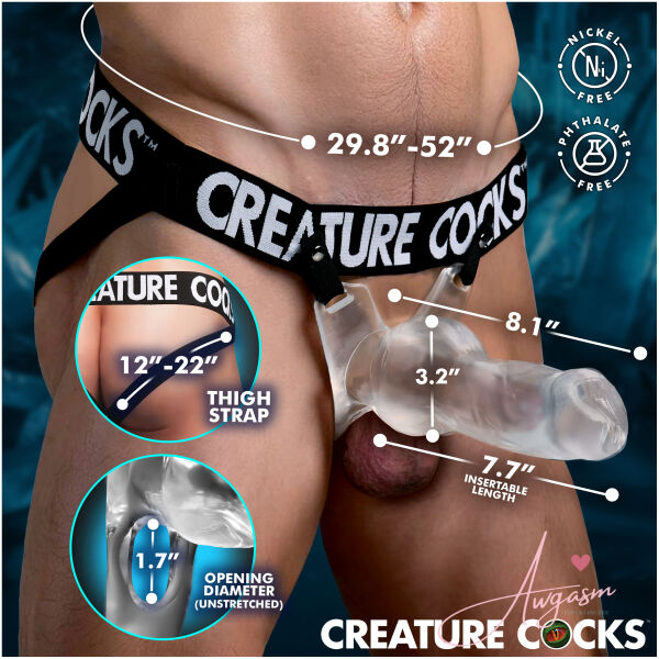 Snow Wolf Hollow Strap-On with Harness - Image 4