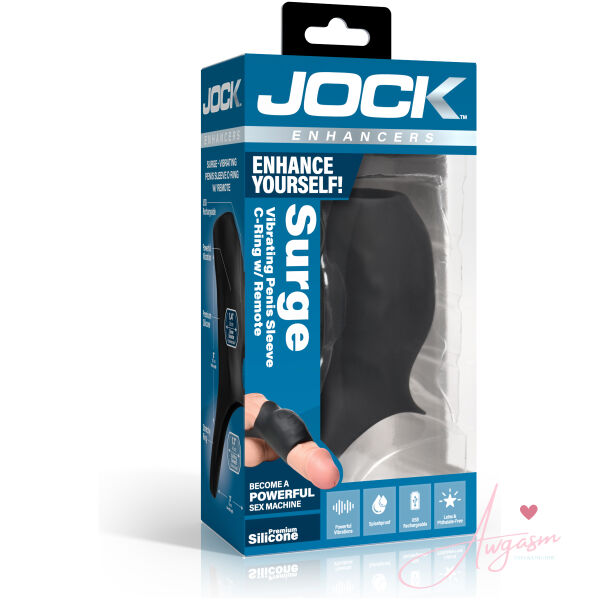 Surge Vibrating Penis Sleeve C-Ring w/ Remote - Image 6