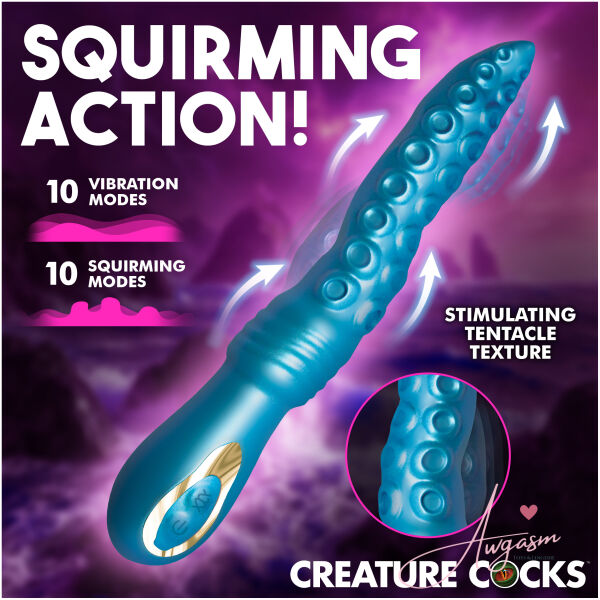 Tenta-Squirm Squirming Silicone Vibrator - Image 2