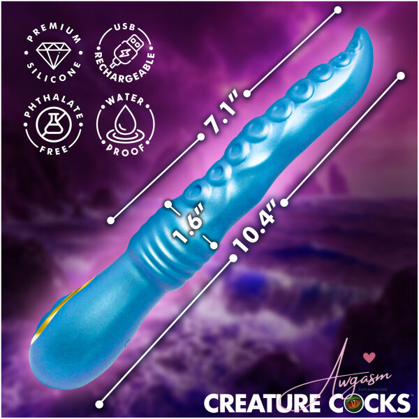 Tenta-Squirm Squirming Silicone Vibrator - Image 4