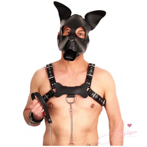 The Red Leather Puppy Dog Mask - Image 2