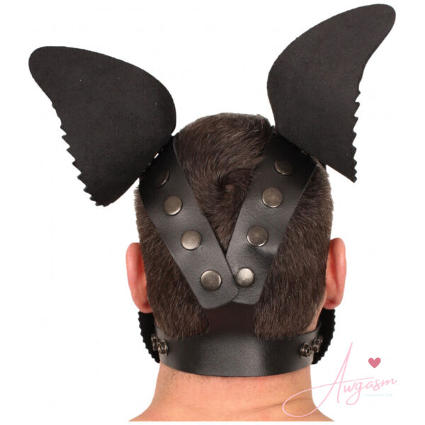 The Red Leather Puppy Dog Mask - Image 3