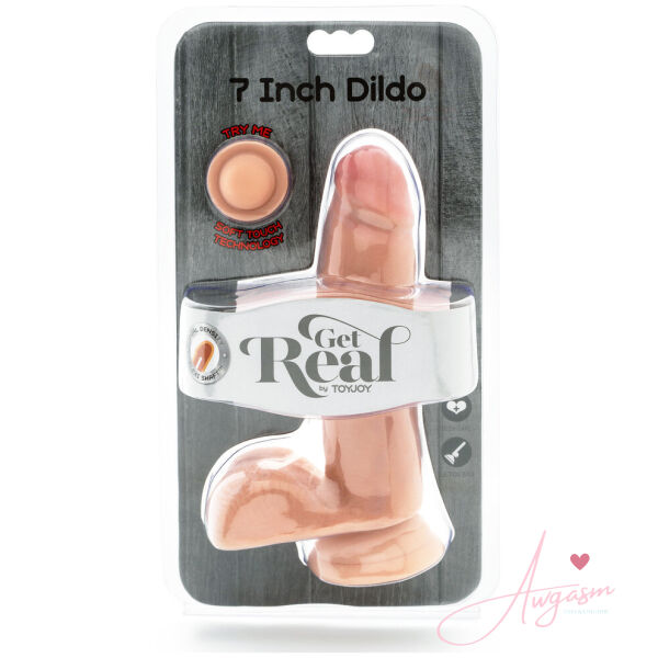 ToyJoy 7 Inch Get Real Dual Density Dildo - Image 3