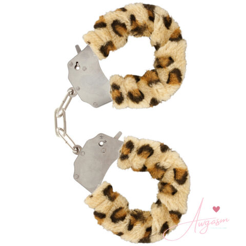 ToyJoy Furry Fun Wrist Cuffs Leopard