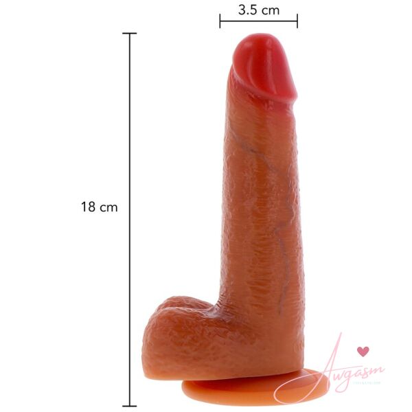 ToyJoy Get Real Silicone Sliding Foreskin Dildo - Image 4