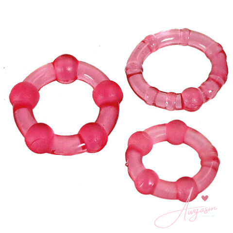 ToyJoy Stay Hard Cock Ring Set