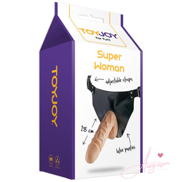 ToyJoy Super Woman Strap On Dildo - Image 2