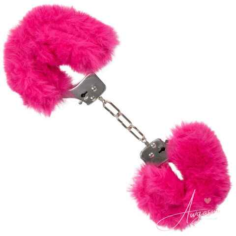 Ultra Fluffy Furry Cuffs Pink