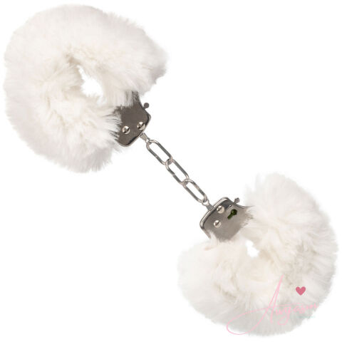 Ultra Fluffy Furry Cuffs White
