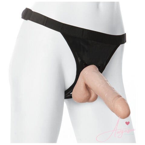 VacULock 7 Inch Realistic Cock With Ultra Harness