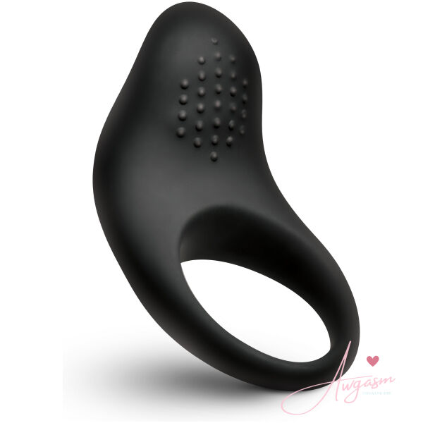 Vibrating Silicone Cock Ring - Black - Image 5