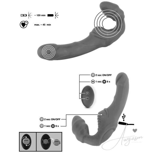 Vibrating Strapless StrapOn 2 - Image 4