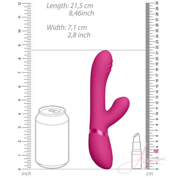 Vive Tani Finger Motion With Pulse Wave Vibrator Pink - Image 3