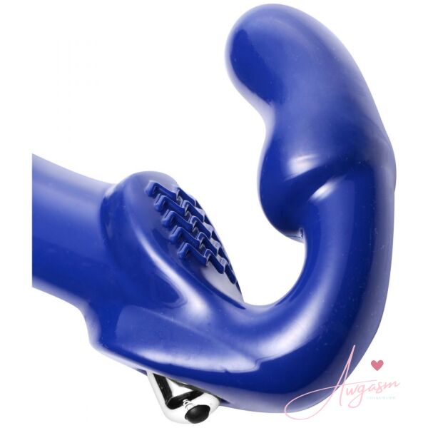 XR Revolver II Vibrating Strapless Strap On Dildo - Image 3