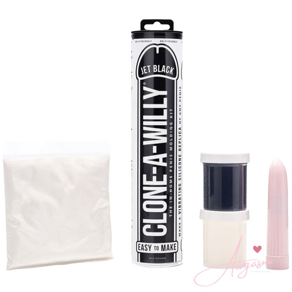 Clone-A-Willy Vibe Kit-Jet Black - Image 2