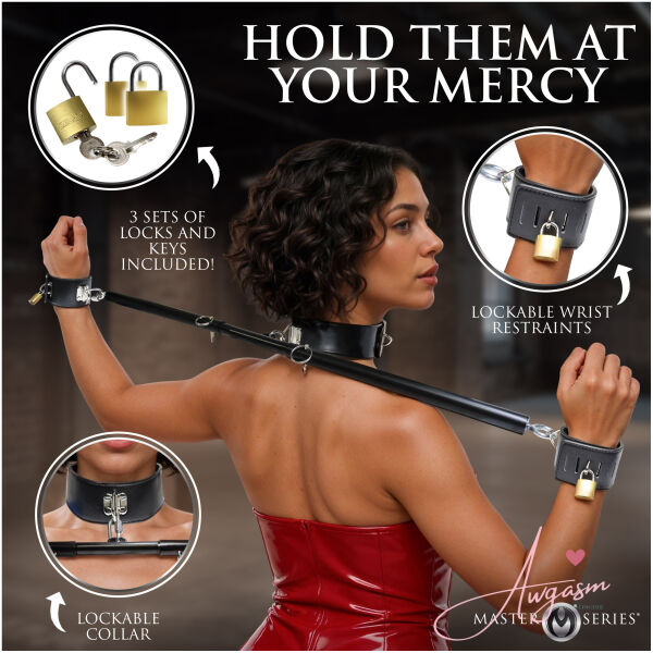 Dominion Bar Spreader Bar with Collar & Restraints - Image 2