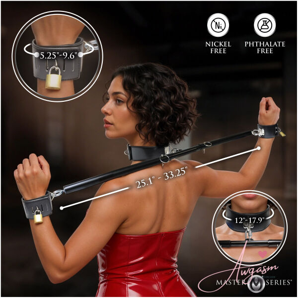 Dominion Bar Spreader Bar with Collar & Restraints - Image 4