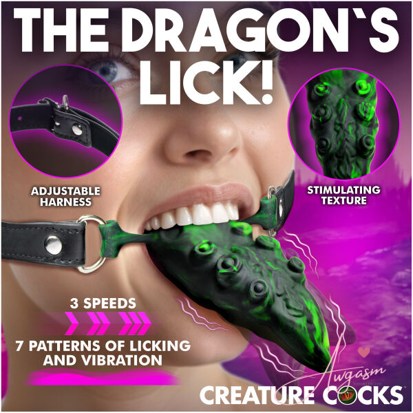 Dragon's Lick Vibrating Oral Enhancer - Image 2
