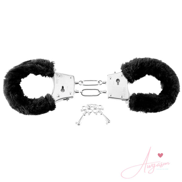 Fetish Fantasy Beginner's Furry Cuffs-Black - Image 2
