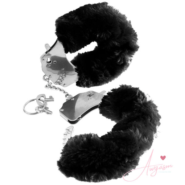 Fetish Fantasy Furry Cuffs-Black - Image 2