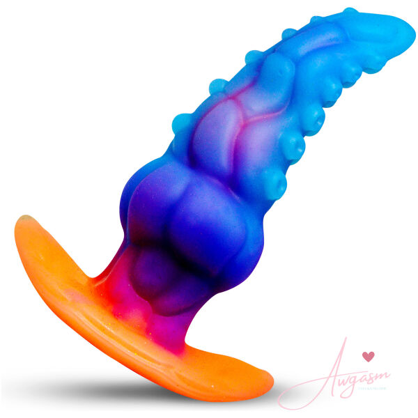 Glowtopus Glow-in-the-Dark Silicone Anal Plug - Image 5