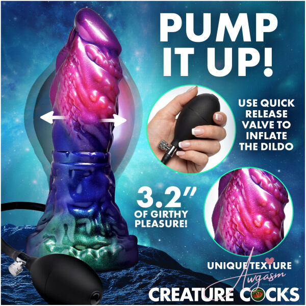 Gorge Inflatable Silicone Dildo - Image 2
