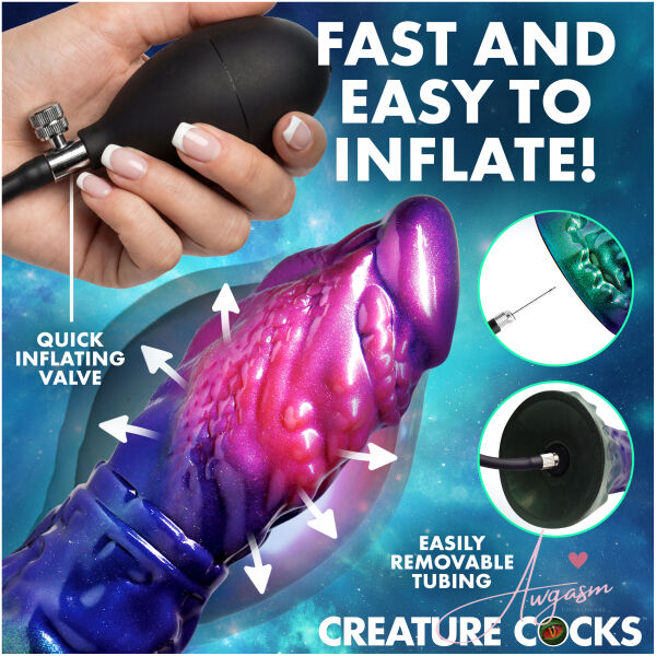 Gorge Inflatable Silicone Dildo - Image 3