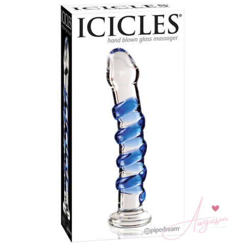 Icicles No.5-Blue Swirl 7