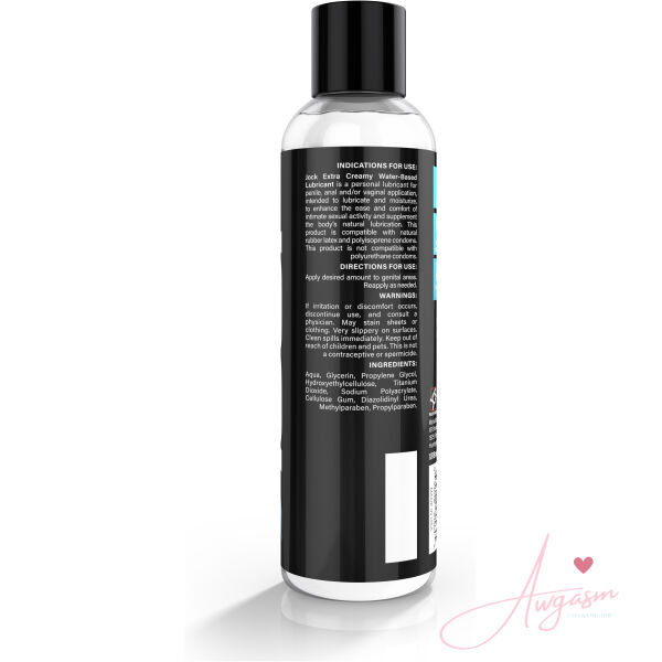 JOCK Extra Creamy Water Based Lubricant 8oz - Image 3