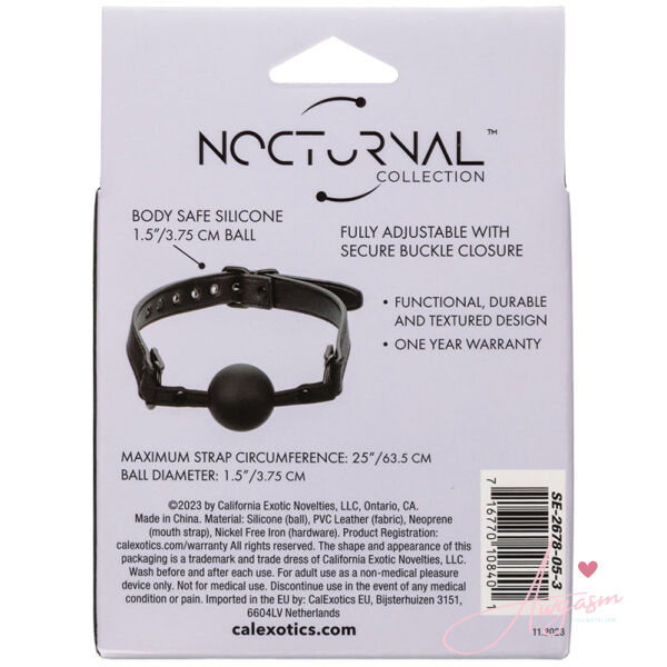Nocturnal Collection  Ball Gag - Image 3