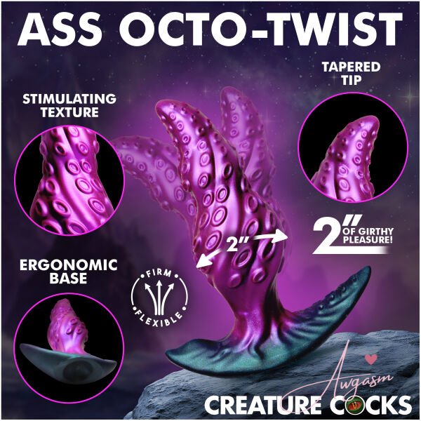 Octo-Twist Silicone Anal Plug - Image 3