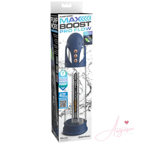 Pump Worx  Max Boost Pro Flow-Blue/Clear