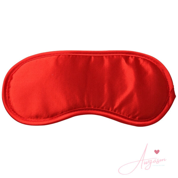 S&M Satin Blindfold-Red - Image 2