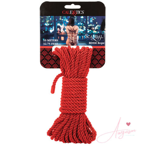 Scandal BDSM Rope 10m-Red