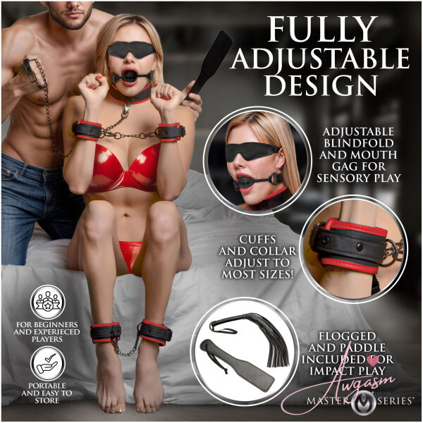 Scarlet Seduction Bondage Travel Set - Image 3