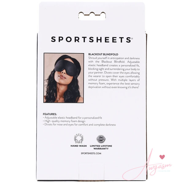 Sportsheets Blackout Blindfold - Image 3