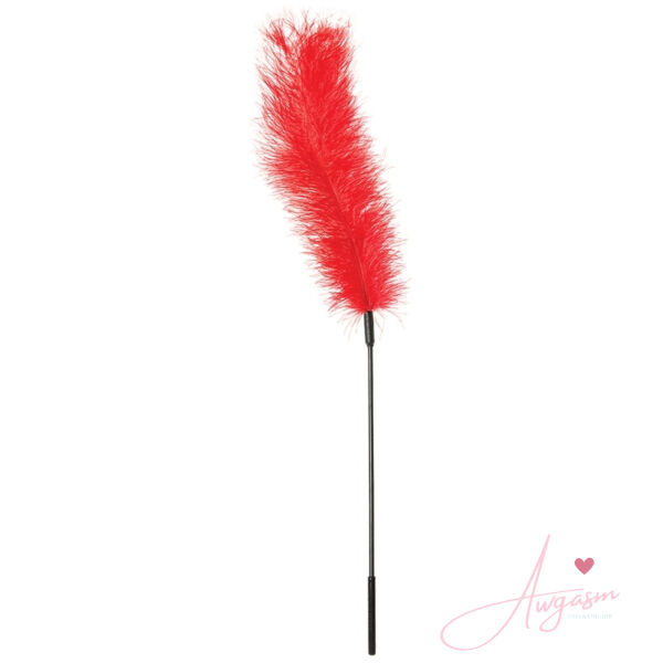 Sportsheets Ostrich Tickler-Red - Image 2