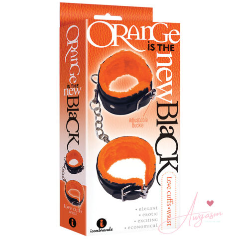 The 9's Orange Is The New Black-Love Cuffs Wrist