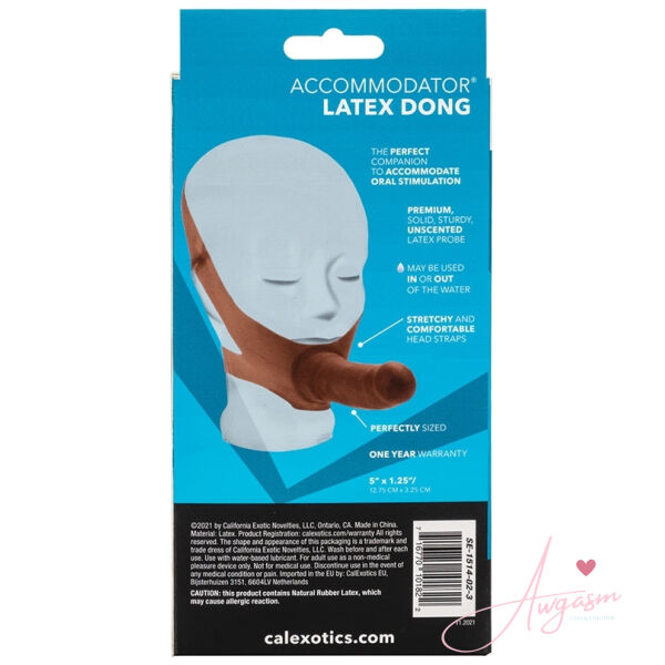 The Original Accommodator Latex Dong-Brown 5 - Image 3