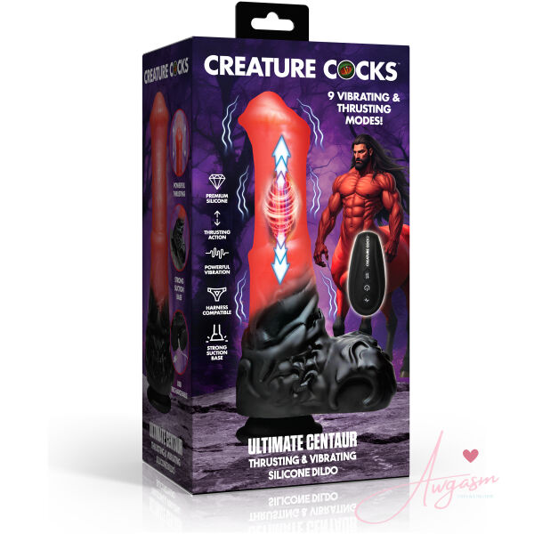 Ultimate Centaur Thrusting & Vibrating Silicone Dildo - Image 6