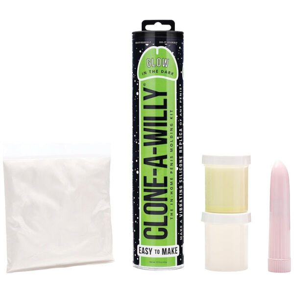 Clone-A-Willy Glow In The Dark Vibe Kit-Original - Image 2