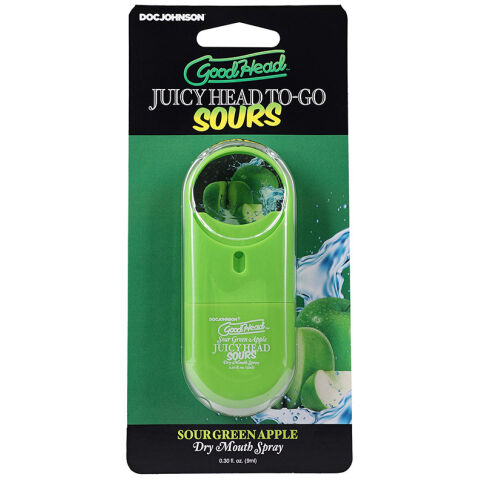 Goodhead Juicy Head Dry Mouth Spray To Go-Sour Green Apple .30oz