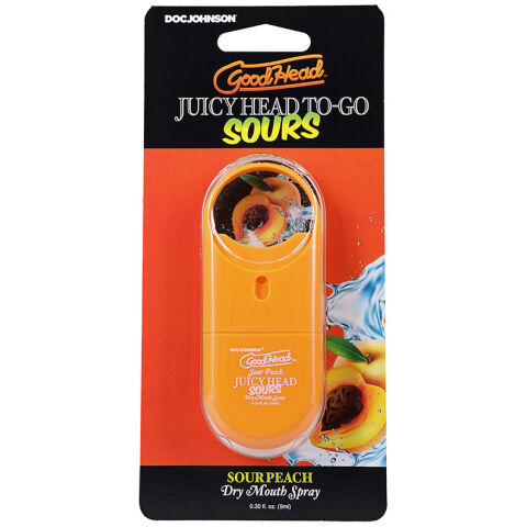 Goodhead Juicy Head Dry Mouth Spray To Go-Sour Peach .30oz