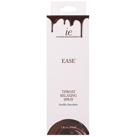 Intimate Enhancements Ease Throat Relaxing Spray-Double Chocolate 2oz