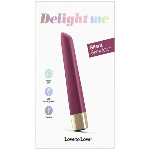 Love To Love Delight Me Clitoral Stimulator-Plum Star
