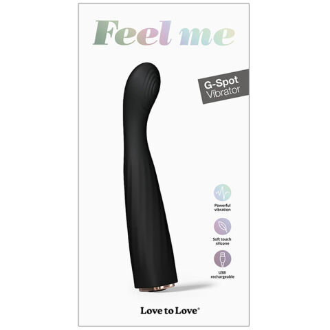 Love To Love Feel Me G-Spot Vibrator-Black Onyx