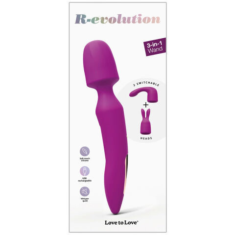 Love To Love R-Evolution Rechargeable Wand-Sweet Orchid