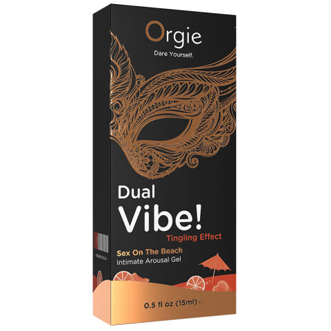 Orgie Dual Vibe! Intimate Arousal Gel-Sex on The Beach